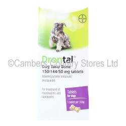 Drontal Plus Bone Shaped Dog Worming Tablet